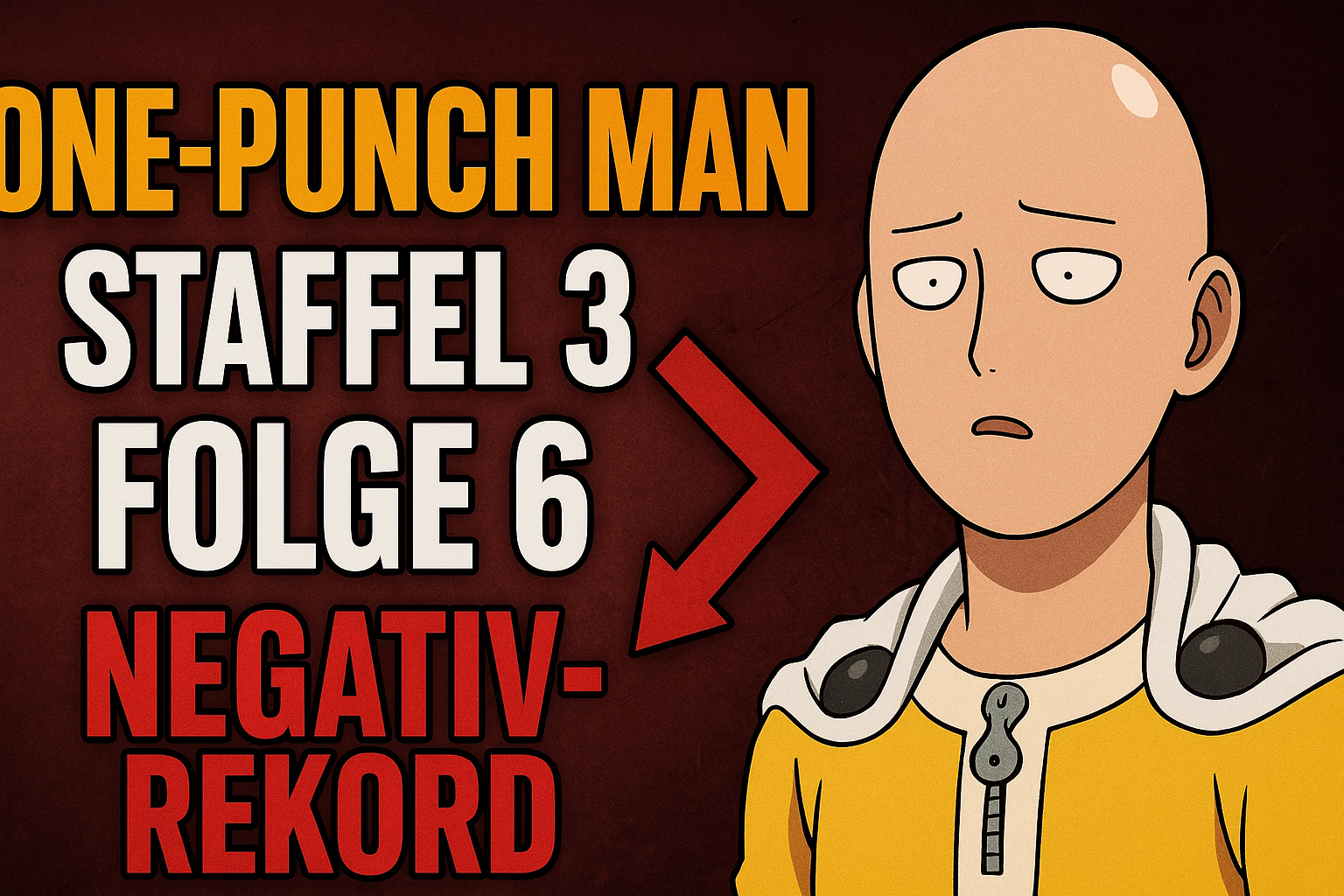 Bild zu 🔥 One-Punch Man Staffel 3 – Folge 6 sorgt für Fan-Wut: neue Negativ-Rekorde gebrochen